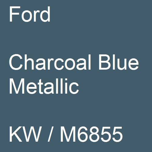 Ford, Charcoal Blue Metallic, KW / M6855.